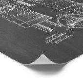 Poster Brevet de tube à vide à électrodes multiples - tab (Coin)