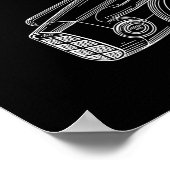 Poster Brevet de voiture classique 1965 (Coin)