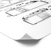 Poster Brevet du lecteur d'enregistrements (Coin)