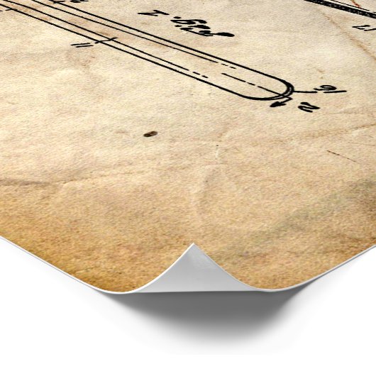 Poster Brevet Ski (Coin)