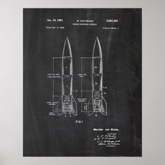Poster Brevet spatial (Devant)