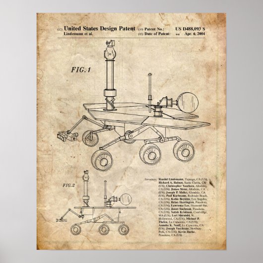 Poster Brevet spatial (Devant)