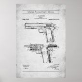 Poster Brevet US - Browning M1911 (Devant)