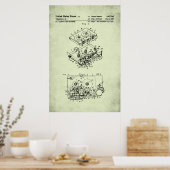 Poster Brevet US - Lecteur Cassette (Cuisine)