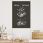 Poster Brevet US - Lecteur Cassette (Cuisine)