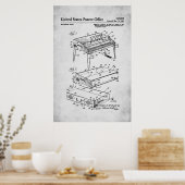 Poster Brevet US - Piano électrique (Cuisine)