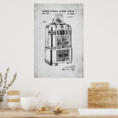 Poster Brevet US - Rockola (Cuisine)