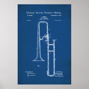 Poster Brevet US - Trombone