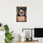 Poster BREVETTO AUER Incandescenza Electric Old Italian (Bureau à domicile)