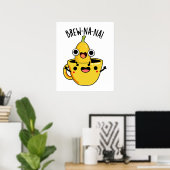 Poster Brew-nana Funny Banana Puns (Bureau à domicile)