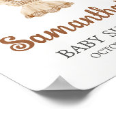 Poster Brewing Coffee Baby Shower Welcome Sign (Coin)