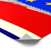 Poster Brexit UK EU Split Zipper (Coin)