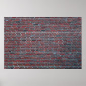 Poster Brick wall (Devant)