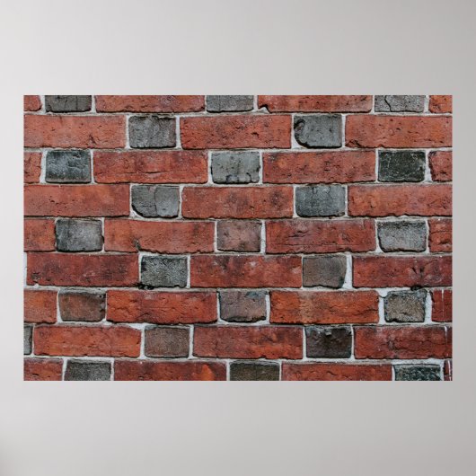 Poster Brick wall (Devant)