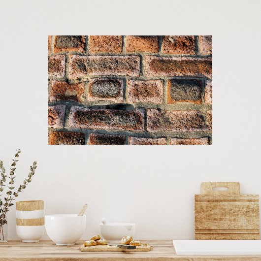 POSTER BRICK WALL (Cuisine)