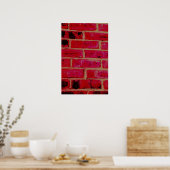Poster Brick wall (Cuisine)