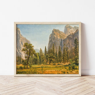 Poster Bridal Veil Falls, Californie   Albert Bierstadt