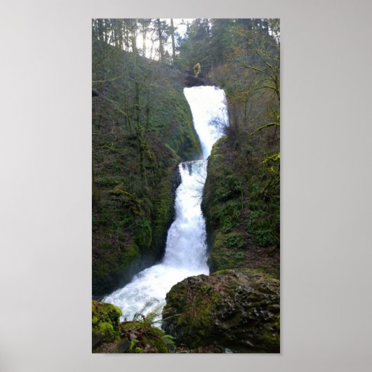 Poster Bridal Veil Falls, Oregon (Devant)