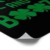 Poster Bride And Boozy Irish St Patrick's Day Funny Shamr (Coin)