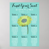 Poster BRIDE & CO Sunflower 9 Table Mariage d'automne (Devant)