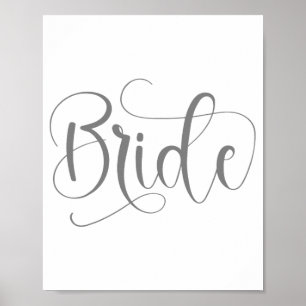 Poster Bride Mariage Bachelorette Party saison Éffrayante