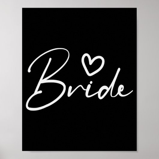 Poster Bride Squad Bachelorette Party Bridesmaid Crew Bri (Devant)