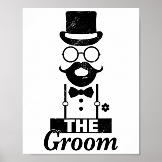 Poster Bride Squat Groom Bachelor Party (Devant)