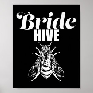 Poster Brides Hive Mariées, Honey Bumble Bee Bridal P