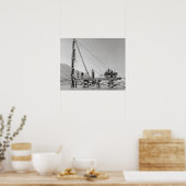 Poster Bridge Builders en Alaska, 1942. Photo vintage (Cuisine)