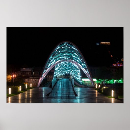 Poster Bridge of Peace, Tbilisi, Géorgie (Devant)
