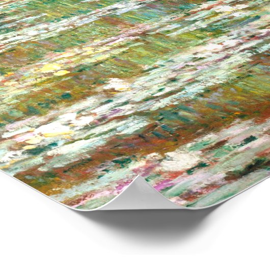 Poster Bridge over a Pond of Water Lilies by Claude Monet (Coin)
