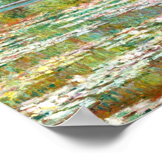 Poster Bridge over a Pond of Water Lilies by Claude Monet (Coin)