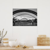Poster Bridges, Newcastle upon Tyne Imprimer/Poster (Cuisine)