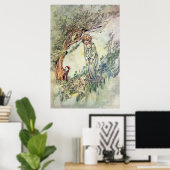 Poster Bridget et Gnome par Charles Robinson (Bureau à domicile)