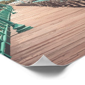 Poster Bridgetown Barbade Illustration Voyage Art Retro (Coin)