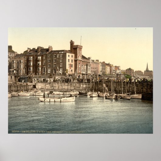 Poster Bridlington Harbour I, Yorkshire, Angleterre (Devant)