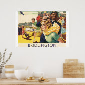 Poster Bridlington_Vintage voyage (Cuisine)