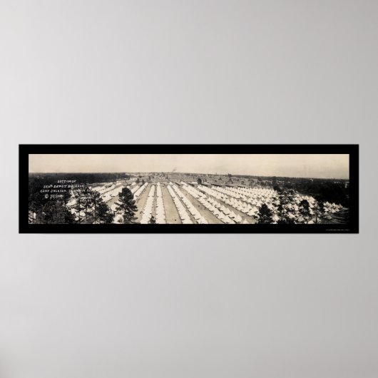 Poster Brigade Camp Jackson Photo 1918 (Devant)