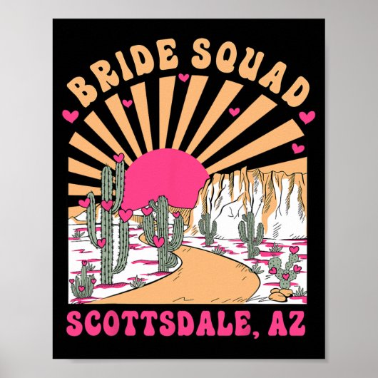 Poster Brigade Scottsdale Desert Disco Bachelorette P (Devant)