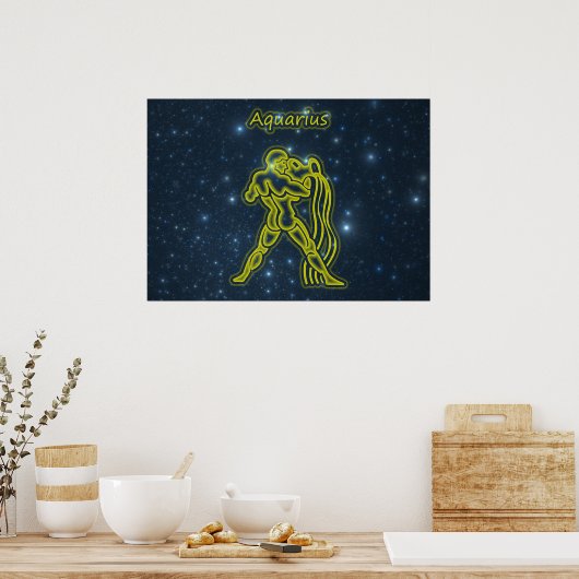 Poster Bright Aquarius (Cuisine)