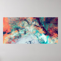 Bright artistic splashes. Abstract painting trendy