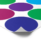 Poster Bright Bold Colorful Rainbow (Coin)