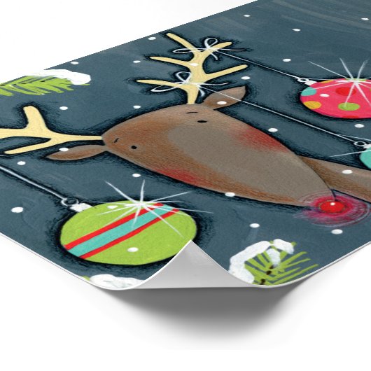 Poster Bright Christmas Reinder (Coin)