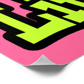 Poster Bright Eye Heart I Love Anglais Littérature (Coin)