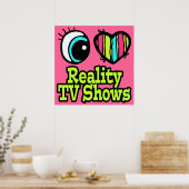 Poster Bright Eye Heart I Love Reality Émissions TV (Cuisine)