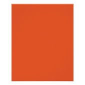 Poster Bright Orange Minimalist Solid Background (Devant)