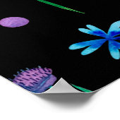 Poster Bright seamless pattern with multicolored butterfl (Coin)