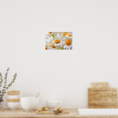 Poster Bright Summer Daisies (Cuisine)