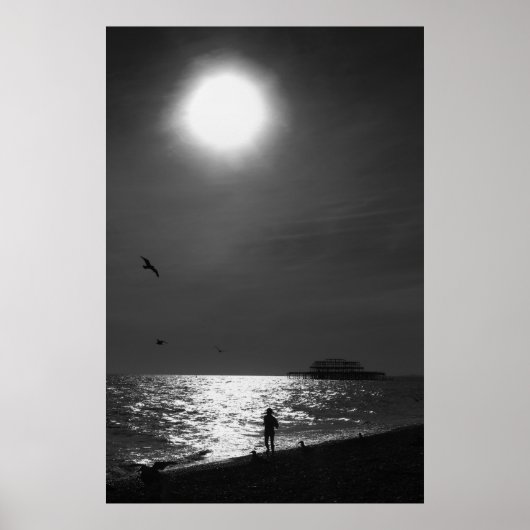 Poster Brighton Beach Angleterre (Devant)