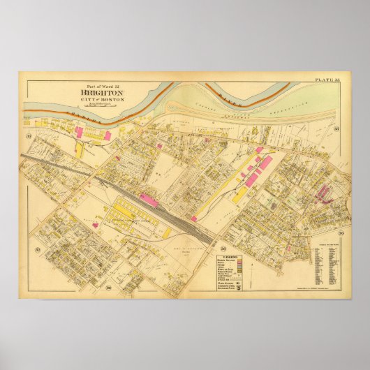 Poster Brighton, Massachusettes 2 (Devant)